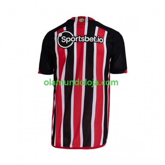 Camisola Sao Paulo Homem Equipamento Segundo 2023-2024 Manga Curta